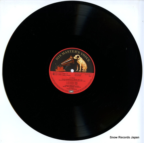 PERLMAN, ITZHAK bach; violin concertos in d minor & g minor EL2701491