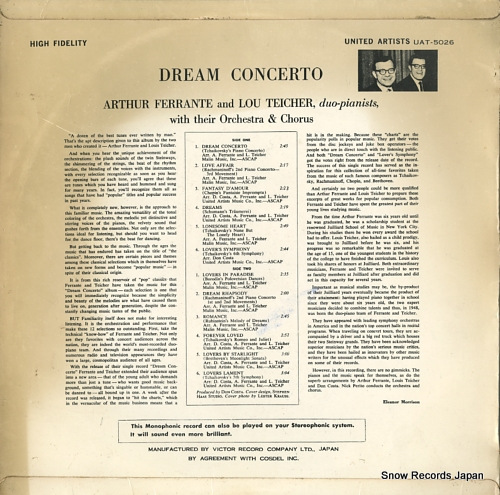FERRANTE AND TEICHER dream concerto UAT-5026