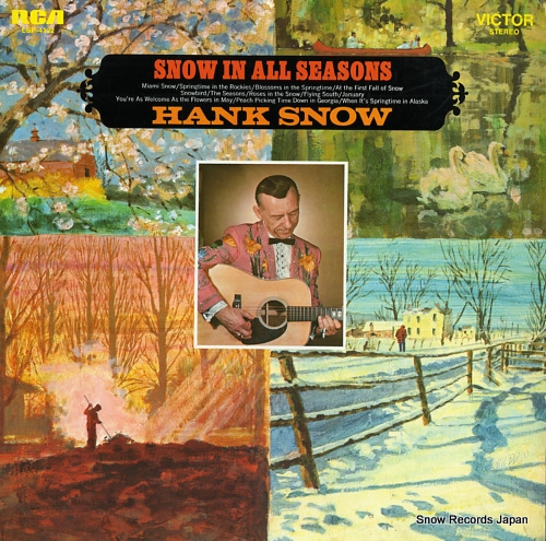 SNOW, HANK snow in all seasons LSP-4122 - front cover
