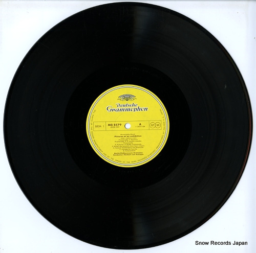 KARAJAN, HERBERT VON mussorgsky-ravel; pictures at an exhibition MG8579/80