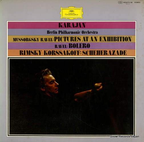 KARAJAN, HERBERT VON mussorgsky-ravel; pictures at an exhibition MG8579/80