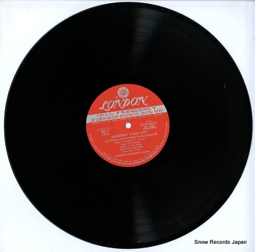 ASHKENAZY, VLADIMIR paly liszt / etudes d'execution transcendante K18C-9237