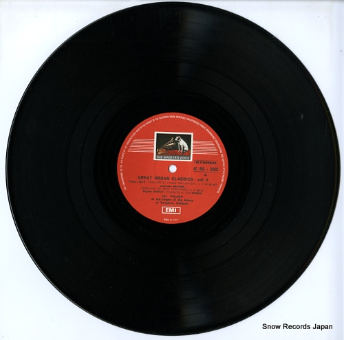 VALACH, JAN great organ classics vol.ii 4C053-23437 - disc
