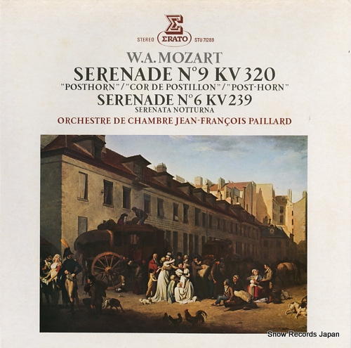 PAILLARD, JEAN-FRANCOIS mozart; serenade no9 kv320, no6 kv239 STU71289 - front cover