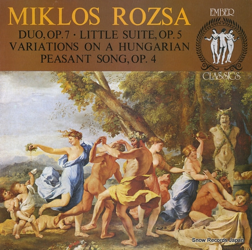 ROZSA, MIKLOS rozsa; duo, op.7 ECL9043 - front cover