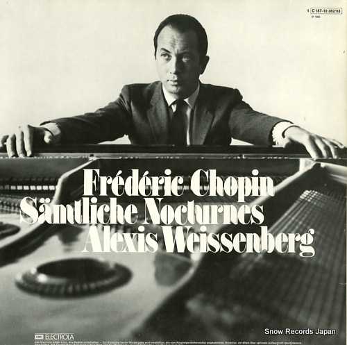 WEISSENBERG, ALEXIS chopin; samtliche nocturnes 1C187-10382/83