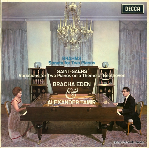 EDEN, BRACHA, AND ALEXANDER TAMIR brahms; sonata for two pianos SXL6303
