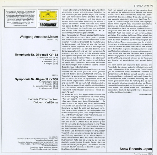 롦١ mozart; sympnoien nr.25 g-moll kv183, nr.40 g-moll kv550 2535479