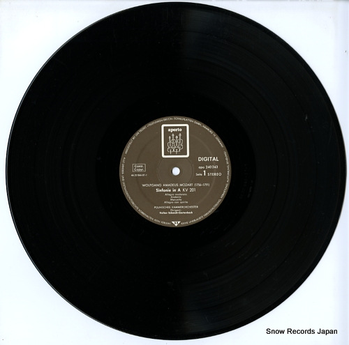 SCHMIDT-GERTENBACH, VOLKER mozart; sinfonir a-dur kv201, c-dur kv128 & g-fur kv129 APO240243 - disc