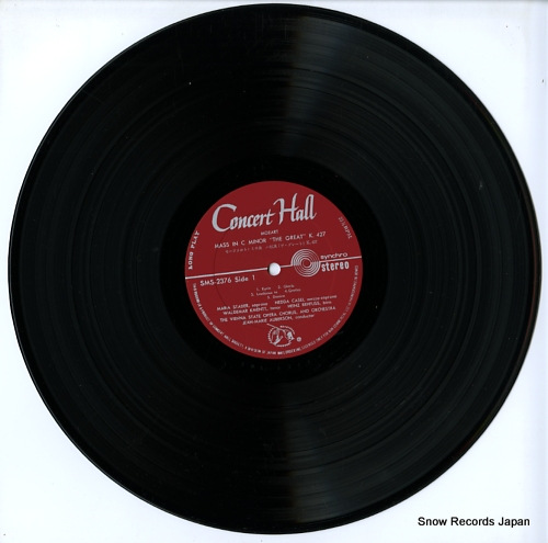 AUBERSON, JEAN-MARIE mozart; great mass in c minor k.427 SMS-2376
