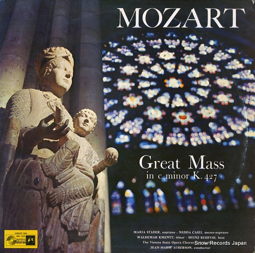 AUBERSON, JEAN-MARIE mozart; great mass in c minor k.427 SMS-2376