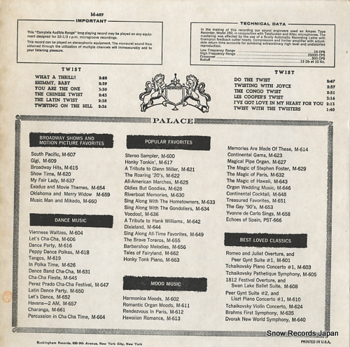 DUNN, BOBBY twist M-689 - back cover