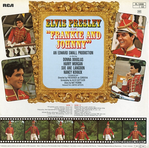 PRESLEY, ELVIS frankie and johnny PL12559