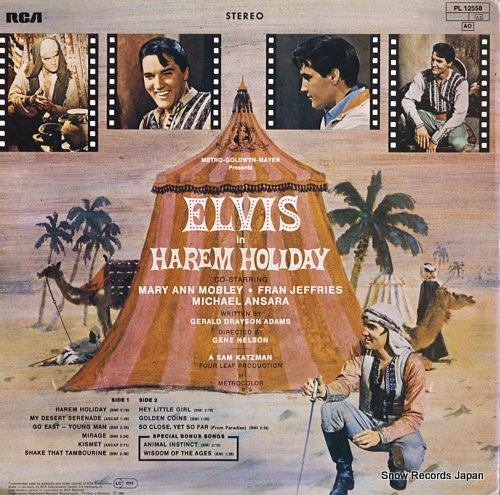 PRESLEY, ELVIS harem holiday PL12558