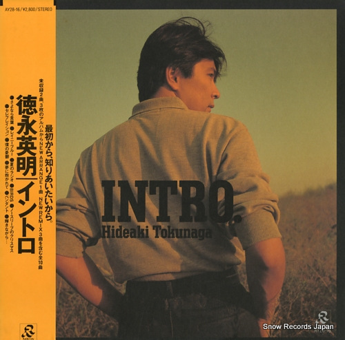 TOKUNAGA, HIDEAKI intro AY28-16