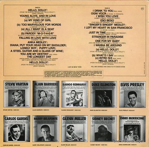 ANKA, PAUL live in new york 6886802 - back cover