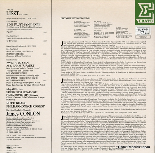 CONLON, JAMES liszt; eine faust-symphonie 751582