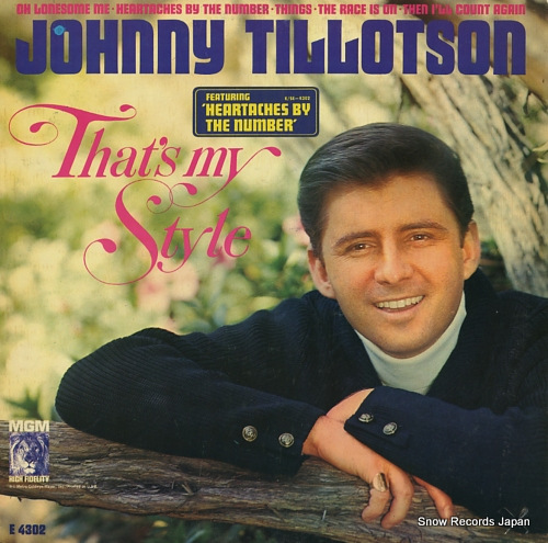 TILLOTSON, JOHNNY that's my style E4302