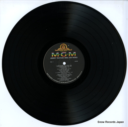 TILLOTSON, JOHNNY sings our world E-4328