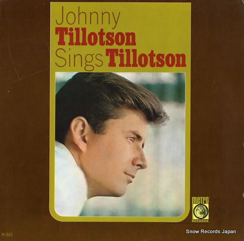 TILLOTSON, JOHNNY johnny tillotson sings tillotson vol.1 M-561 - front cover
