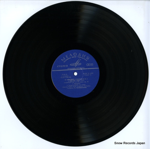 ROZHDESTVENSKY, GENNADY sibelius; symphony no.2 in d major, op.43 33CM01821-22(A)
