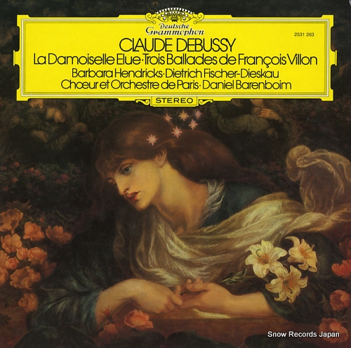 HENDRICKS, BARBARA / DIETRICH FISCHER-DIESKAU debussy; la damoiselle elue / trois ballades de francois villon 2531263