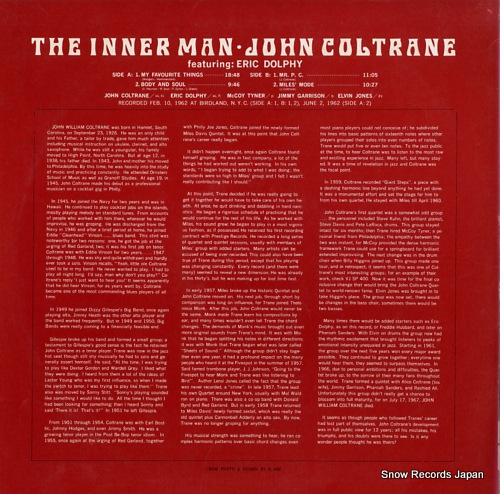 COLTRANE, JOHN the inner man UXP-88-JY
