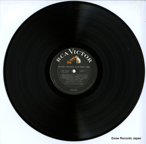 COMO, PERRY season's greetings from perry como LSP-2066 - disc