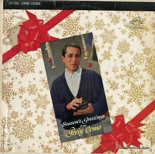 COMO, PERRY season's greetings from perry como LSP-2066 - front cover