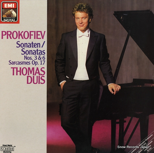 DUIS, THOMAS prokofiev; sonaten / sonatas nos.3 & 6 EL2705151 - front cover