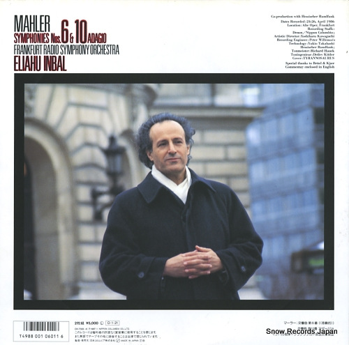 INBAL, ELIAHU mahler; symphonies nos.6 & 10 