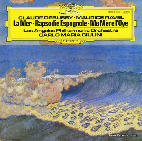 GIULINI, CARLO MARIA debussy; la mer MG1269 - front cover