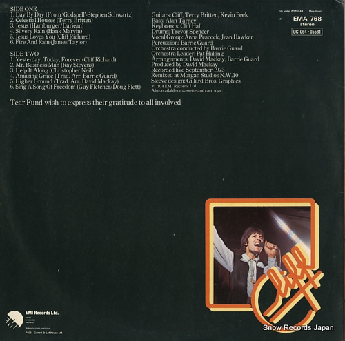 RICHARD, CLIFF help it along EMA768 - back cover
