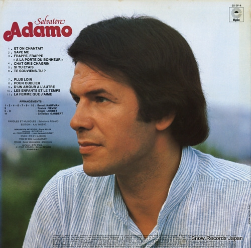 ADAMO salvatore adamo 25.3P-4 - back cover