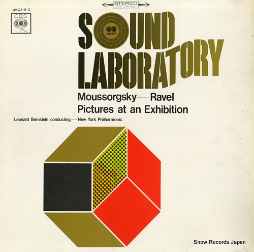 BERNSTEIN, LEONARD mussorgsky-ravel; pictures at an exhibition 45CX-9-C