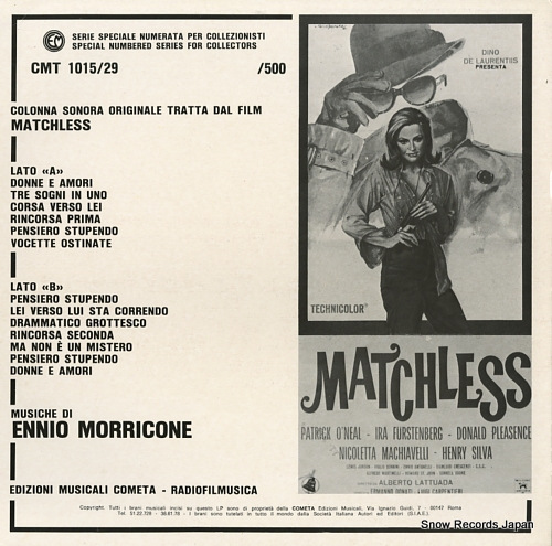 MORRICONE, ENNIO matchless CMT1015/29