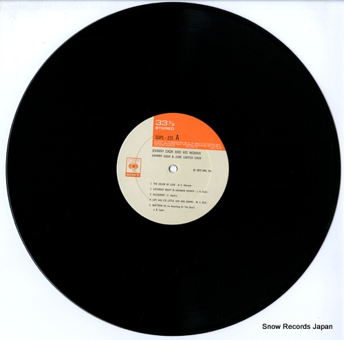 CASH, JOHNNY, AND JUNE CARTER CASH johnny cash and his woman SOPL231