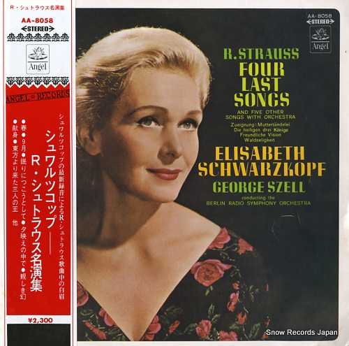 SCHWARZKOPF, ELISABETH r.strauss; four laset songs AA-8058