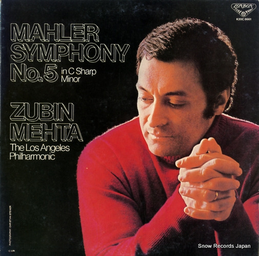 MEHTA, ZUBIN mahler; symphony no.5 in c sharp minor K20C-8661