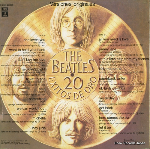 BEATLES, THE 20 exitos de oro 10C068-007030