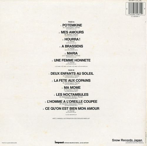 FERRAT, JEAN programme plus volume2 825081-1 - back cover