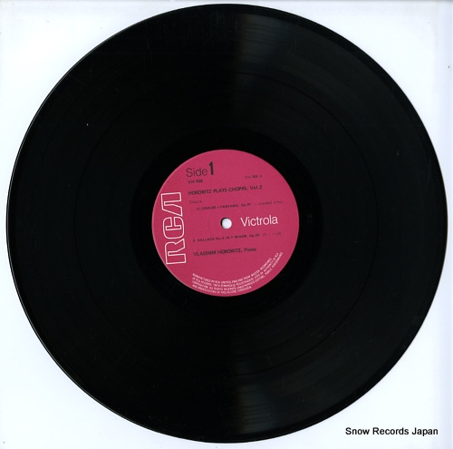 HOROWITZ, VLADIMIR collection / chopin 2 VH008