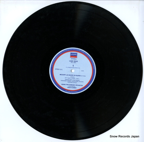 KLEIBER, ERICH mozart; le nozze di figaro L54C-5043/5