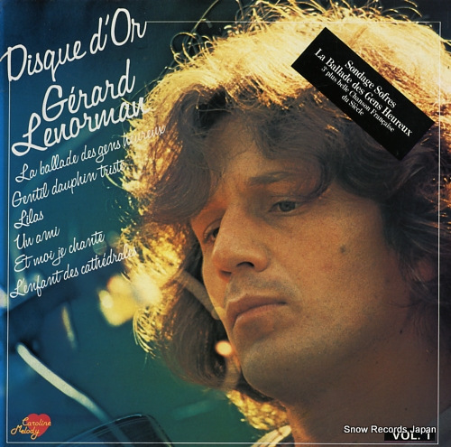 LENORMAN, GERARD disque d'or / vol.1 201951 - front cover