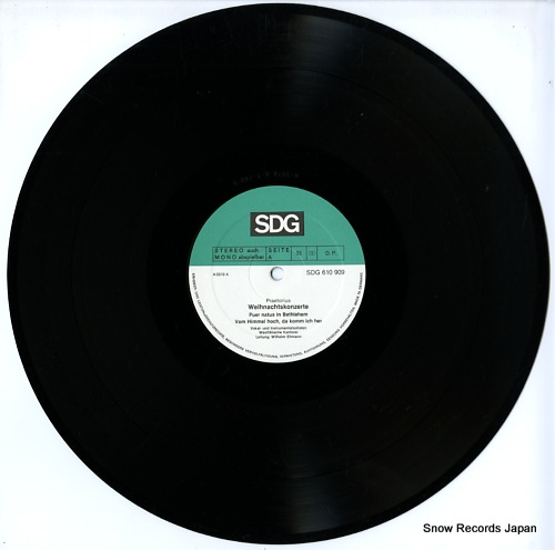 EHMANN, WILHELM michael praetorius; weihnachtskonzerte SDG610909 - disc