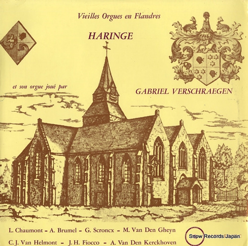 BERSCHRAEGEN, GABRIEL vielles orgues en flandre / haringe DB137