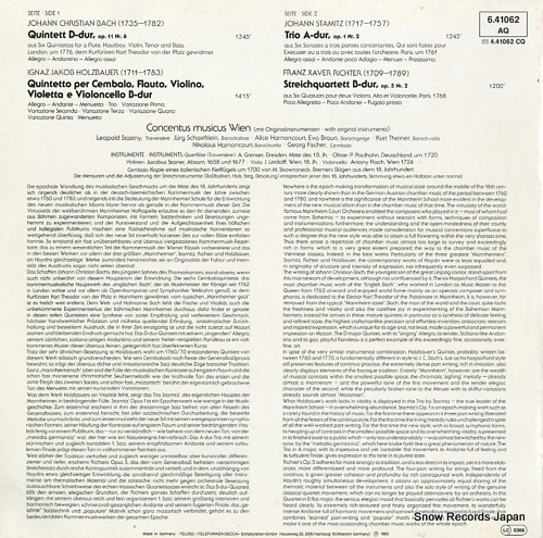 HARNONCOURT, NIKOLAUS music at the court of mannheim 6.41062AQ