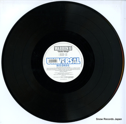 WARREN G ghetto village 440015749-1 - disc