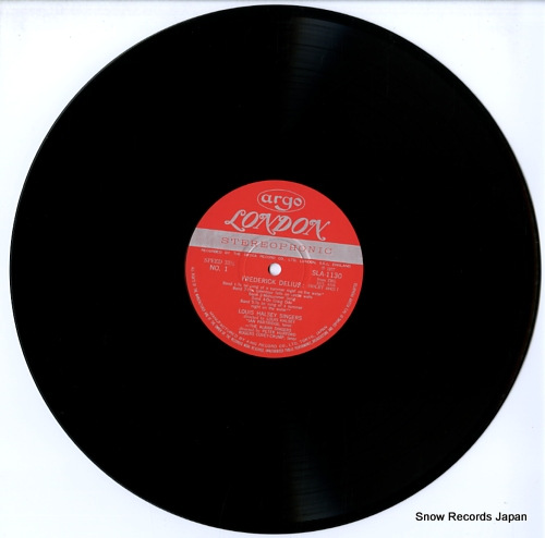 HALSEY, LOUIS / PETER HURFORD delius; to be sung of a summer night on the water SLA1130