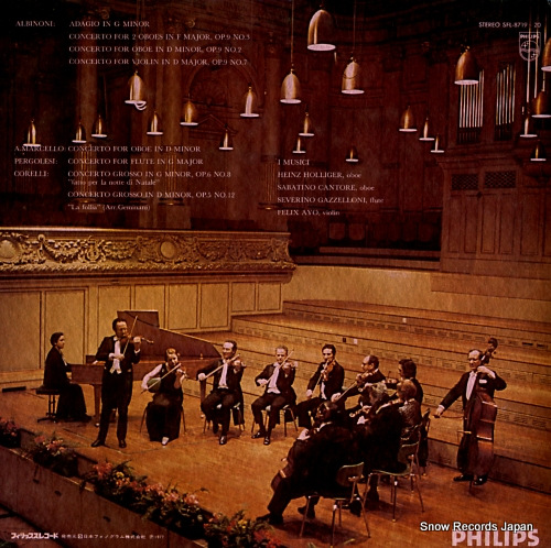 I MUSICI albinoni; adagio & concertos SFL-8719-20